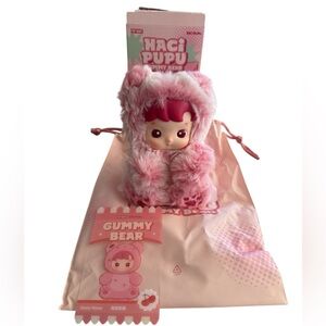 POP MART - HACI PUPU Gummy Bear Plush Toy Cherry Flavor